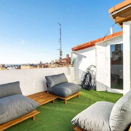 Apartament Atico Con Terraza En Lavapies Alquiler Temporal Madryt Zewnętrze zdjęcie